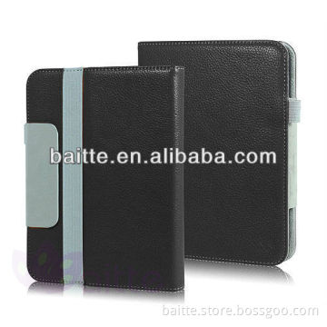 Children style leather wrist strap case for iPad case kids